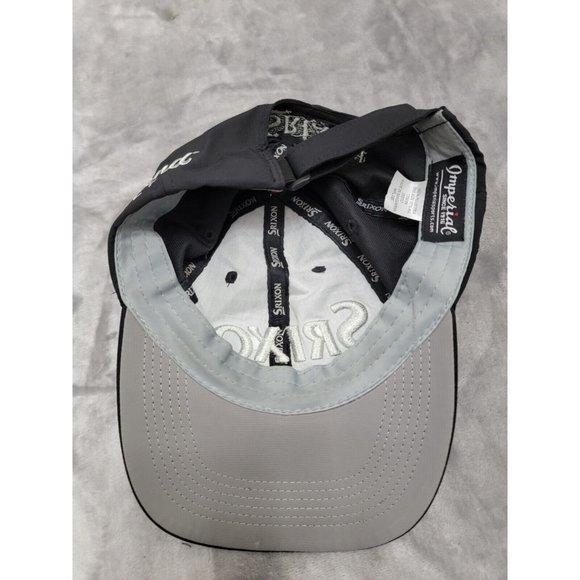 Srixon Cleveland Golf Adjustable strapback‎ Hat Cap Black White Embroidered - Picture 6 of 6